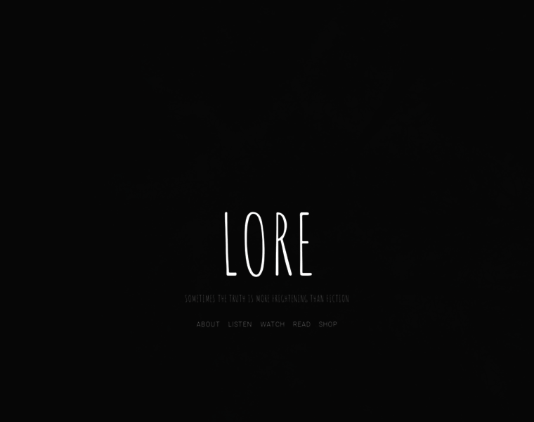 Lorepodcast.com thumbnail