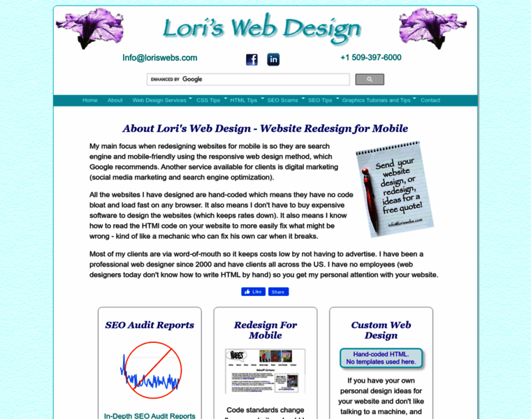 Loriswebs.com thumbnail
