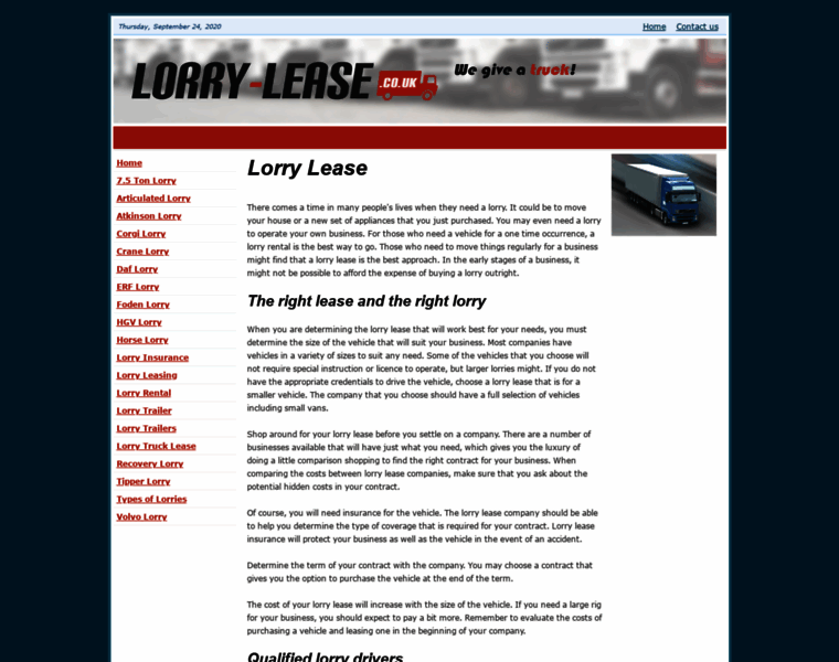 Lorry-lease.co.uk thumbnail