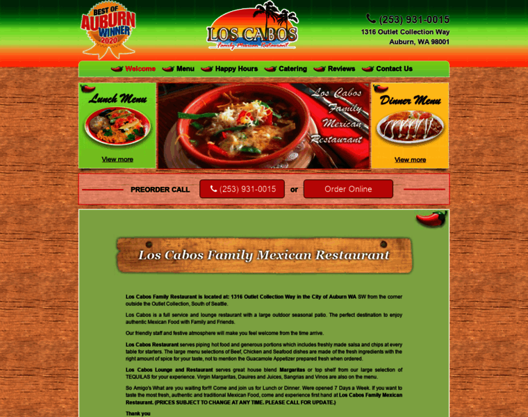 Loscabosmexicanrestaurant.com thumbnail