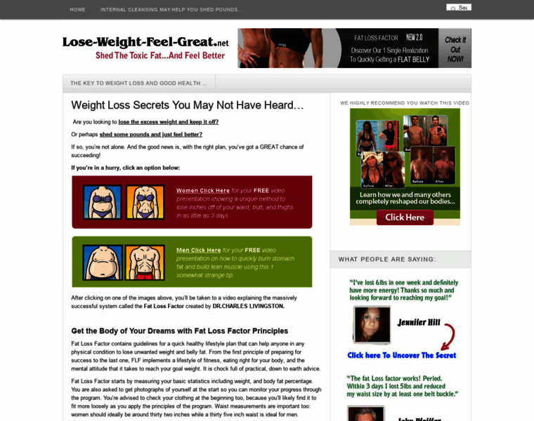 Lose-weight-feel-great.net thumbnail
