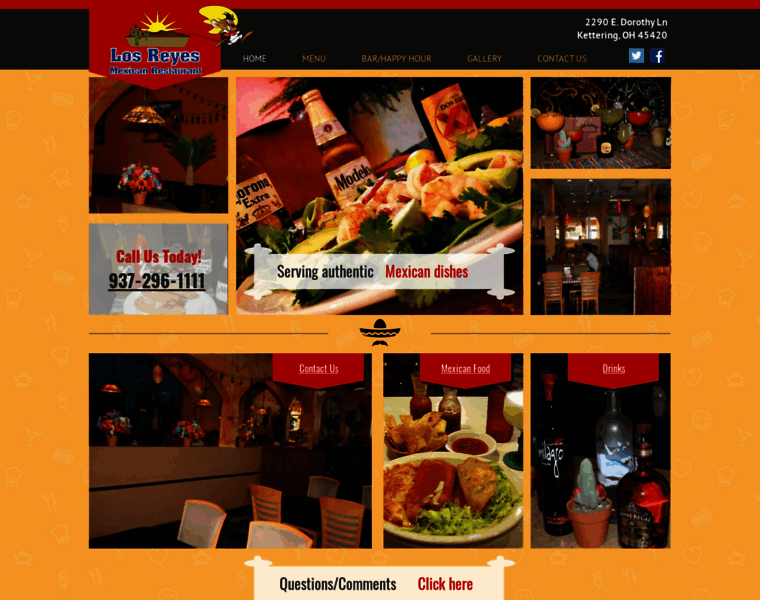 Losreyes-mexicanrestaurant.com thumbnail