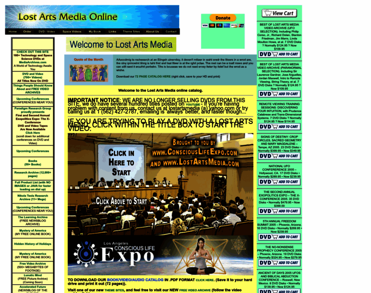 Lostartsmedia.com thumbnail