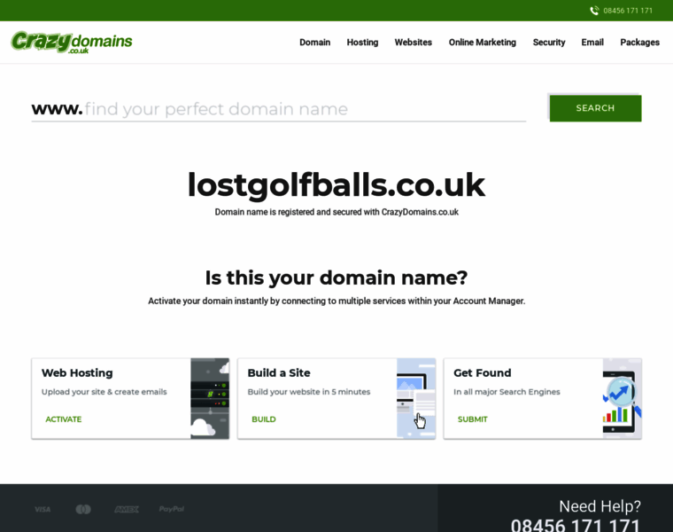 Lostgolfballs.co.uk thumbnail