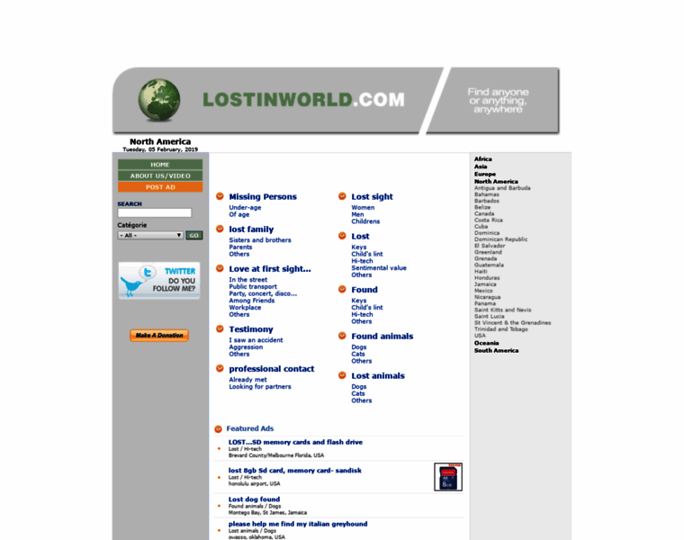 Lostinworld.com thumbnail