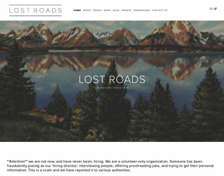 Lostroads.org thumbnail