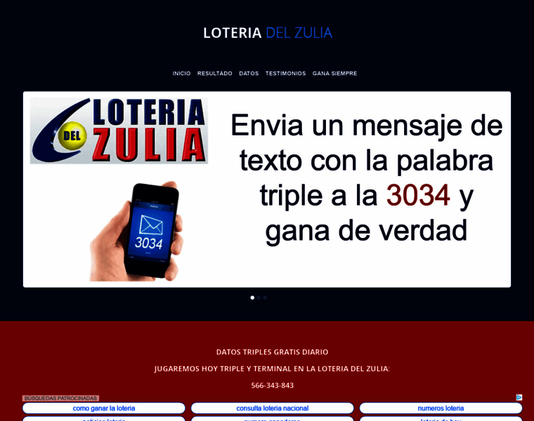 Loteriadelzulia.com.ve thumbnail