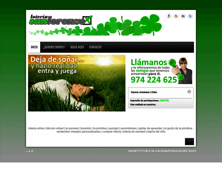 Loteriasanlorenzo.com thumbnail