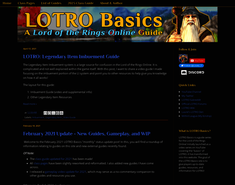 Lotrobasics.com thumbnail