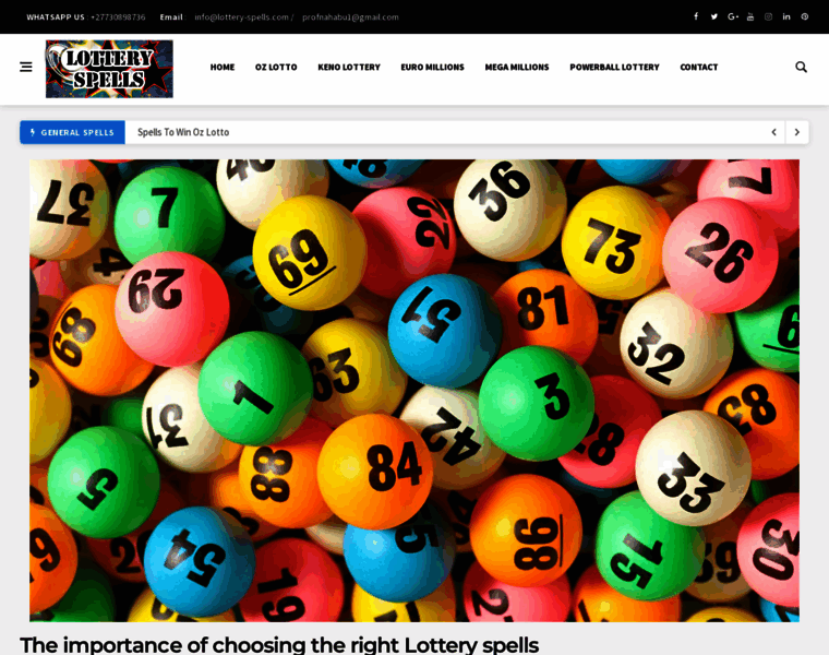 Lottery-spells.com thumbnail