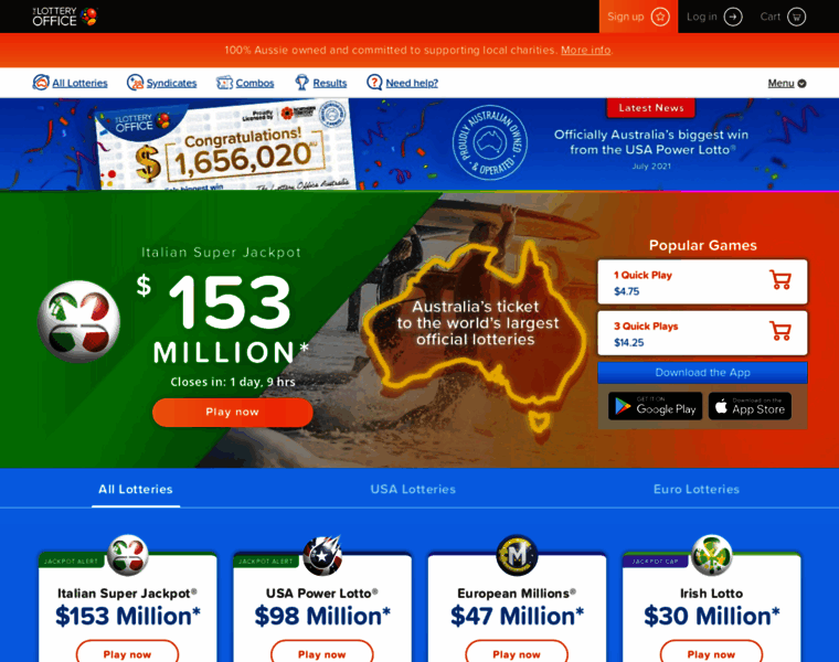 Lotteryoffice.com thumbnail