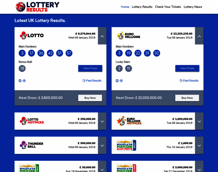 Lotteryresults.co.uk thumbnail