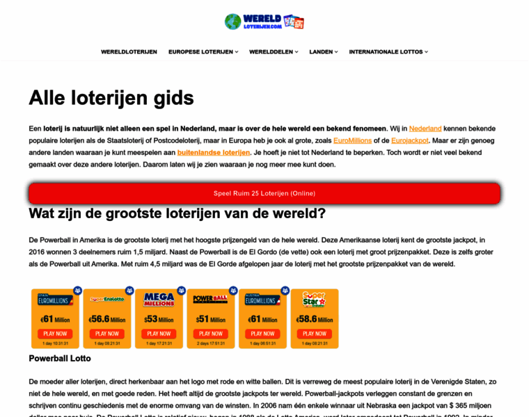 Lotto-actie.nl thumbnail