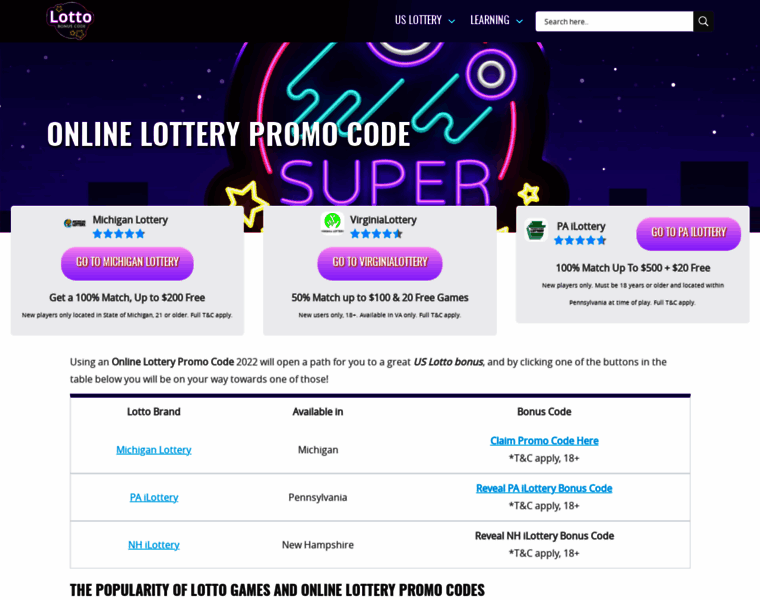 Lotto-bonus-code.com thumbnail