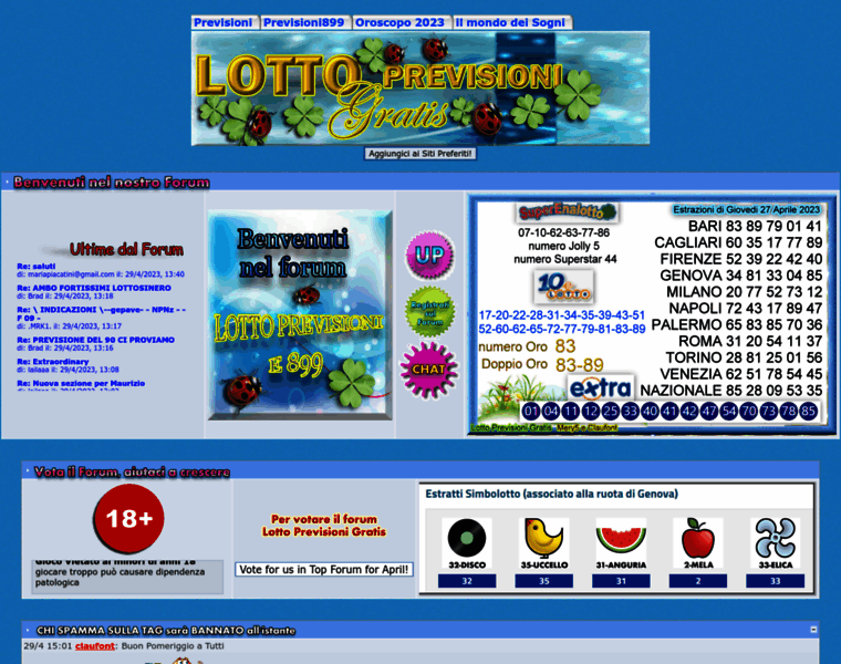 Lotto-previsioni-gratis.forumfree.it thumbnail