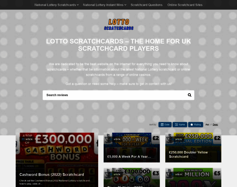 Lotto-scratchcards.co.uk thumbnail