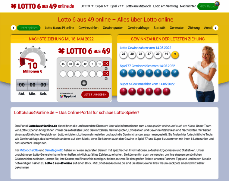 Lotto6aus49online.de thumbnail