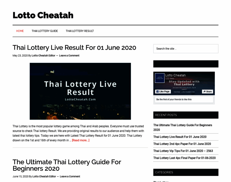 Lottocheatah.com thumbnail