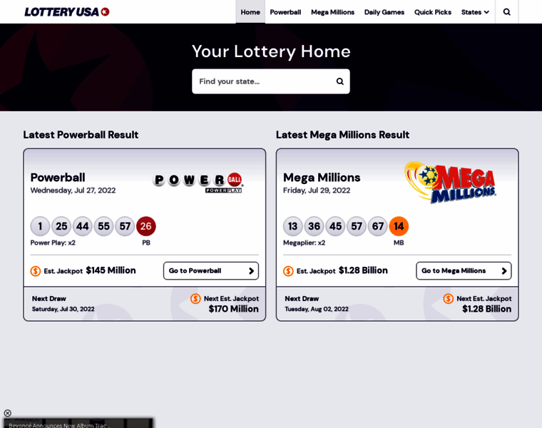 Lottomax.com thumbnail