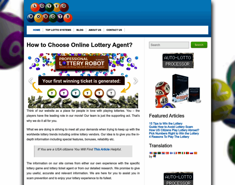 Lottorobots.com thumbnail