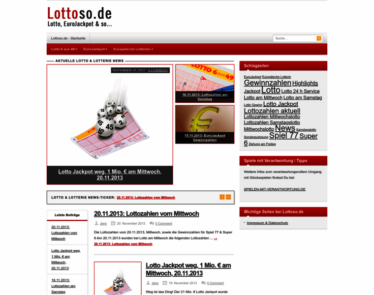 Lottoso.de thumbnail