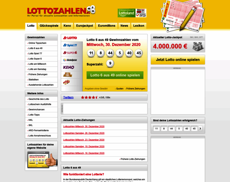 Lottozahlen.eu thumbnail