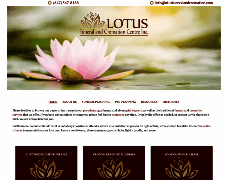 Lotusfuneralandcremation.com thumbnail