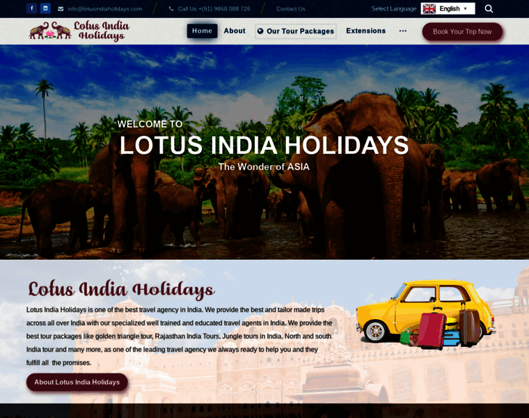Lotusindiaholidays.com thumbnail