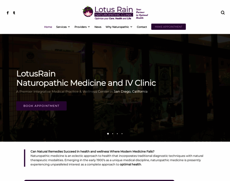 Lotusrainclinic.com thumbnail