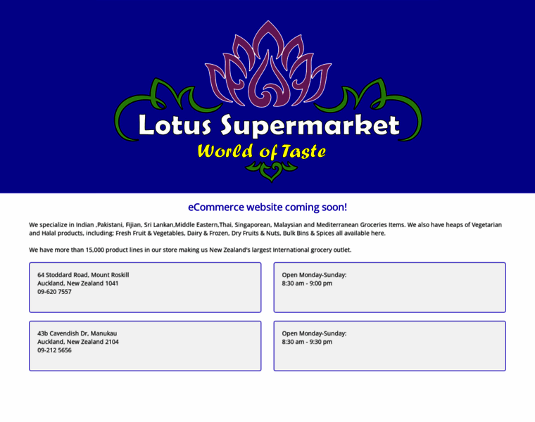 Lotussupermarket.co.nz thumbnail