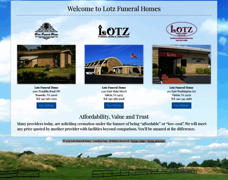 Lotzfuneralhome.com thumbnail