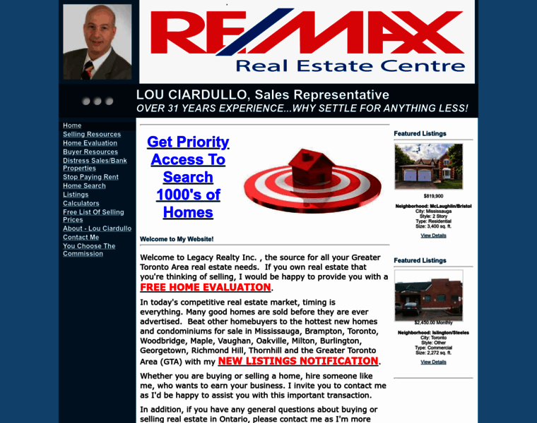 Louciardullo.com thumbnail
