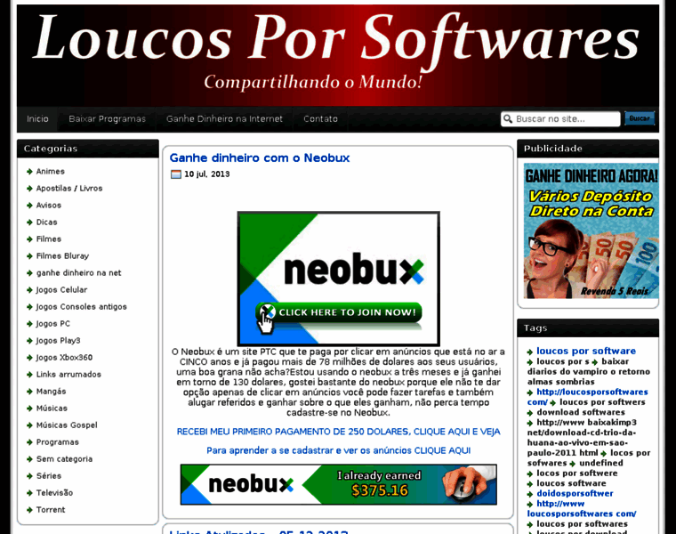 Loucosporsoftwares.com thumbnail