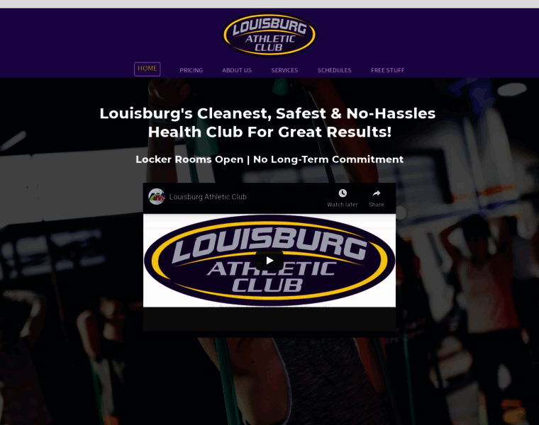 Louisburgathleticclub.com thumbnail