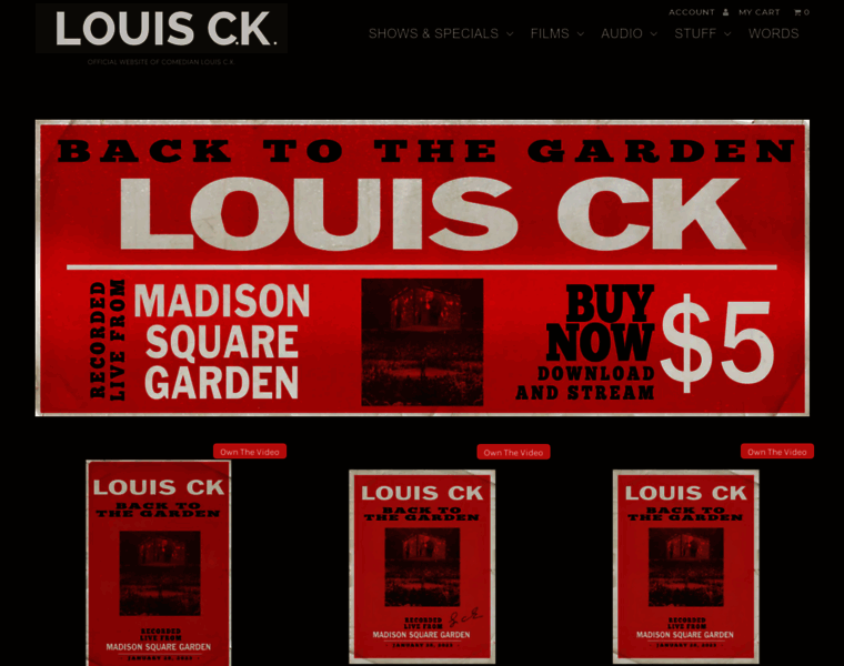 Louisck.net thumbnail