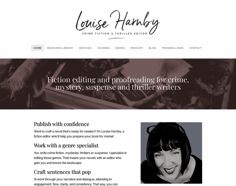 Louiseharnbyproofreader.com thumbnail