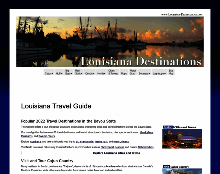 Louisiana-destinations.com thumbnail