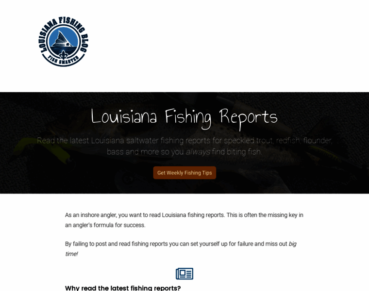 Louisianafishingreports.net thumbnail
