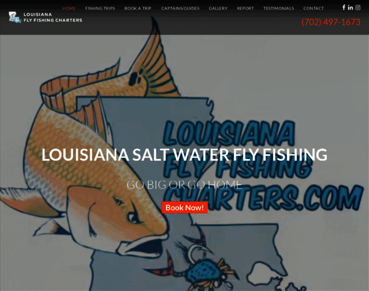 Louisianaflyfishingcharters.com thumbnail