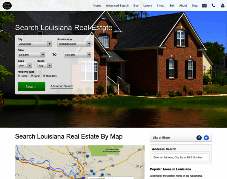 Louisianahousehunter.realgeeks.com thumbnail