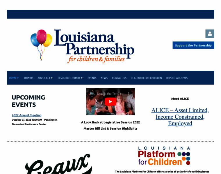 Louisianapartnership.org thumbnail