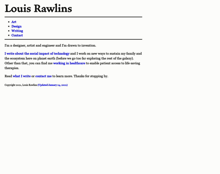 Louisrawlins.com thumbnail
