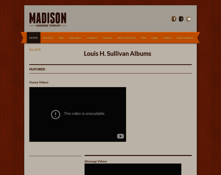 Louissullivanfilm.com thumbnail