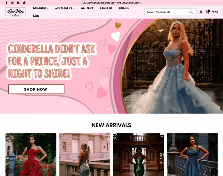 Loumorgowns.co.uk thumbnail Loumorgowns.co.uk thumbnail