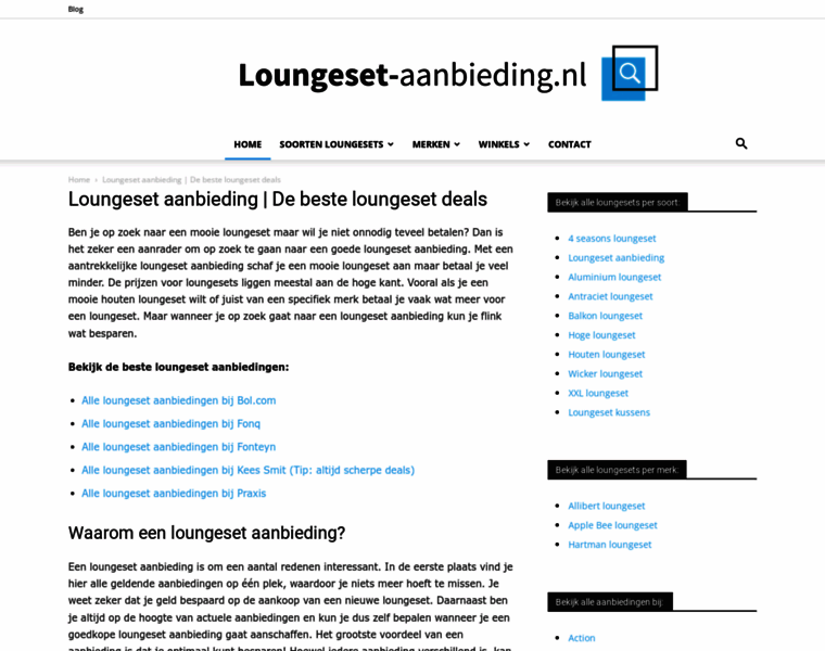 Loungeset-aanbieding.nl thumbnail