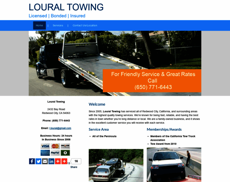 Louraltowing.net thumbnail