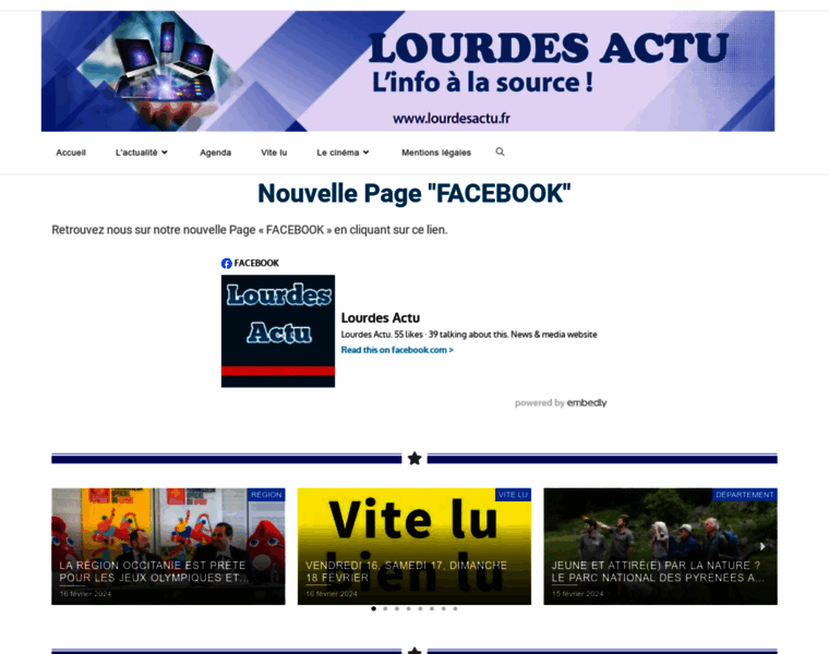 Lourdesactu.fr thumbnail