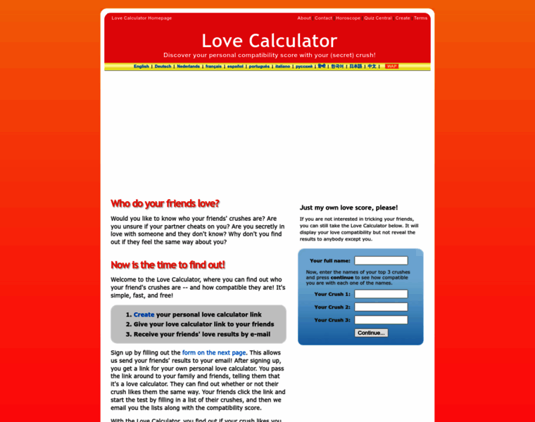 Love-calculator.eu thumbnail