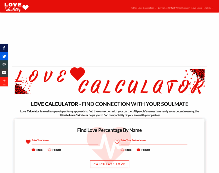 Love-calculator.site thumbnail