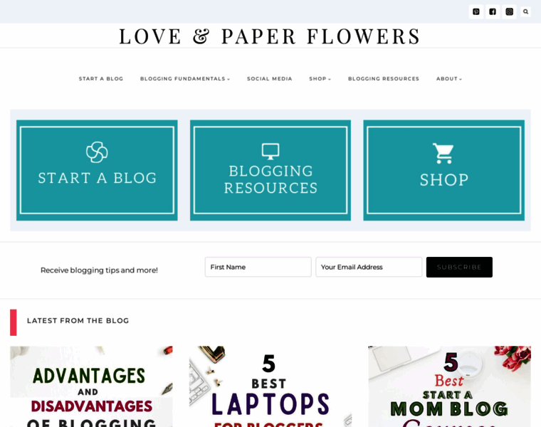 Loveandpaperflowers.com thumbnail